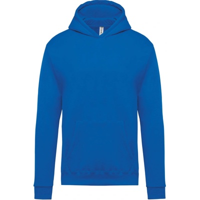Kariban Mikina Kariban K477 s kapucí, dětská COT20K477348w1-light royal Modrá královská světlá 6-8