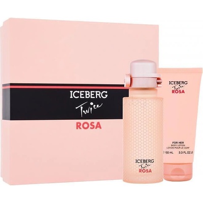 Iceberg Twice Rosa за жени комплект EDT 125 ml + SG 100 ml