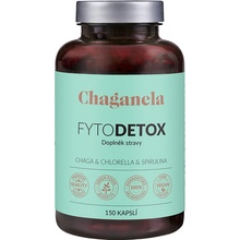 Chaganela FytoDETOX Chaga + Chlorella + Spirulina 150 kapslí