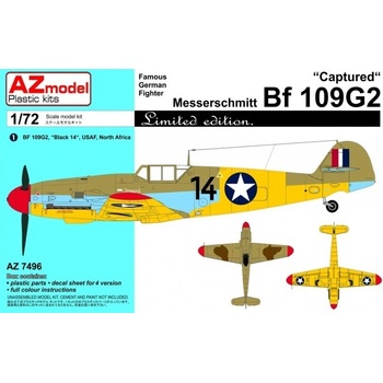 AZmodel BF 109GA-2 "CAPTURED1:72