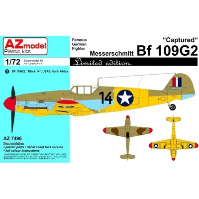 AZmodel BF 109GA-2 "CAPTURED1:72