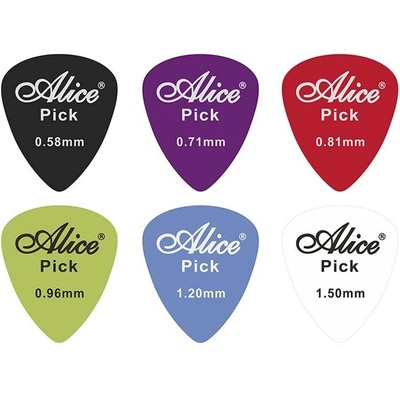 Alice pick - trsátka 0,71 mm (různé barvy) Barva: Černá