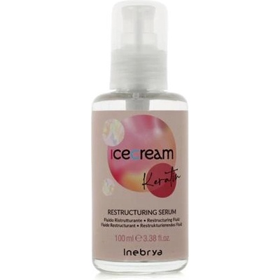 Inebrya Ice Cream Keratin Restructuring Serum подхранващ серум за коса 100 ml унисекс