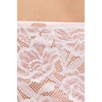 Guess Пижама Guess GRETA дамска в розово от дантела O5GG01 KCQ30 (O5GG01.KCQ30)