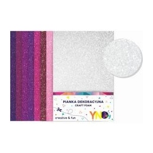 Interdruk Decorative foam Glitter sweet NC-018 YNJ NOSTER
