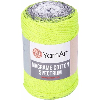 Image 1 of YARNART Macrame Cotton Spectrum 225 m 1326 Neon Green юта (Macrame Cotton Spectrum 1326)
