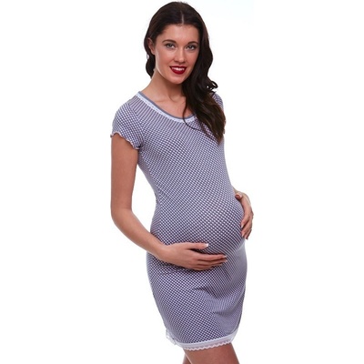 Těhotenská košilka noční 1D0644 šedá