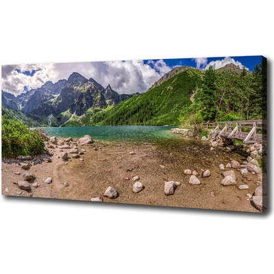 Foto obraz na plátne do obývačky Jazero v harách 100x50 cm