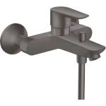 Hansgrohe Talis E вграден смесител за вана с душ черен - четен хром (71740340)