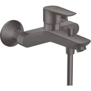 Hansgrohe Talis E вграден смесител за вана с душ черен - четен хром (71740340)