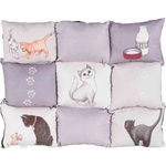 TRIXIE Patchwork - Цветна подложка за котки 55 x 45 см