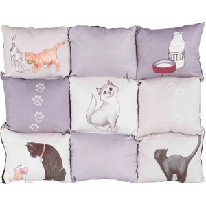 TRIXIE Patchwork - Цветна подложка за котки 55 x 45 см