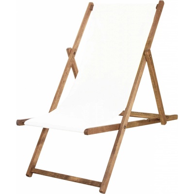 Springos Plážová stolička DC0012 biela