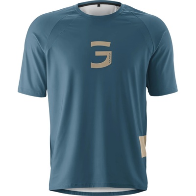 Gonso Мъжка фланелка с къс ръкав за колоездене Gonso Trail Jersey Cycling jersey - Ao Blue (056-4110-0113)