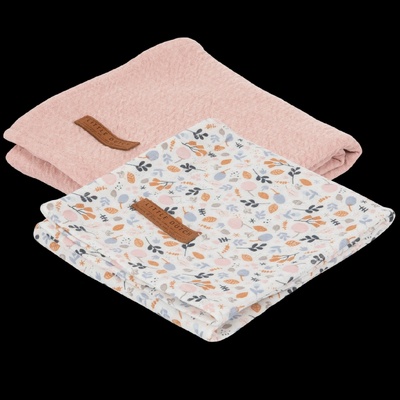 Little Dutch Osuška swaddle 120x120 sprinkles flowers