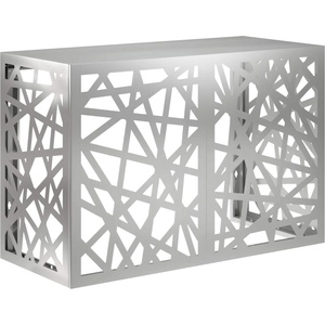 vidaXL Покритие за климатик Сребристо 90 x 40 x 60 см (8014155)