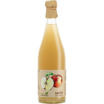 Farma u tří Dubů Jablečný mošt Braeburn 750 ml – Zboží Mobilmania