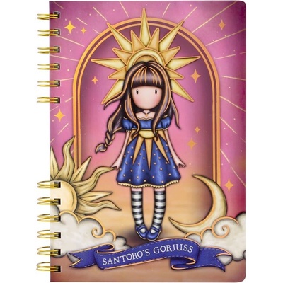 Santoro Тефтер със спирала Santoro Gorjuss Whatever the Weather - Ray of Light (1258GJ02)