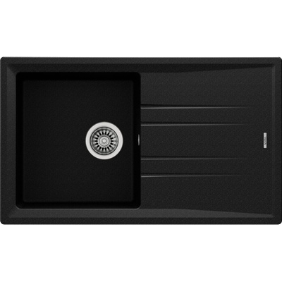 Teka STONE 50 B-TG Гранитна мивка за вграждане черен металик (М.1021.ЧМ)