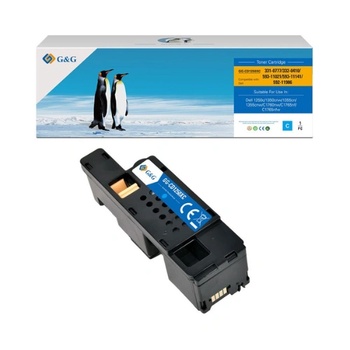 Compatible КАСЕТА ЗА DELL 1250c/1350c/1355c - Cyan - HIGH CAPACITY - C5GC3 / 331-0777 / 332-0410 / 332-0405 / 331-0723 / PDVTW / FYFKF - PN TFD135CNLJ - U. T. / NT-CD1250XC - G&G ((TFD135CNLJ)