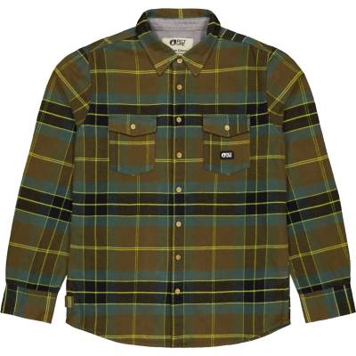 Picture Мъжка риза с копчета Picture Hillsboro Shirt - Tobacco - размер M (033-1380-1112)
