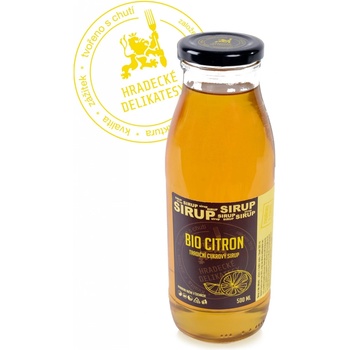 Hradecké delikatesy Citrónový sirup Bio 0,5 l