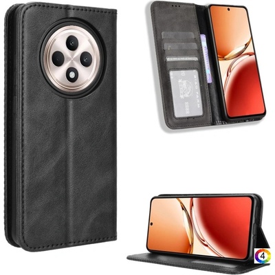 OPPO Reno12 F /12 FS 5G Retro Texture Wallet Калъф и Протектор