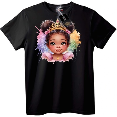 NOONEBRAND Тениска Принцеска Корона - 6XL, White