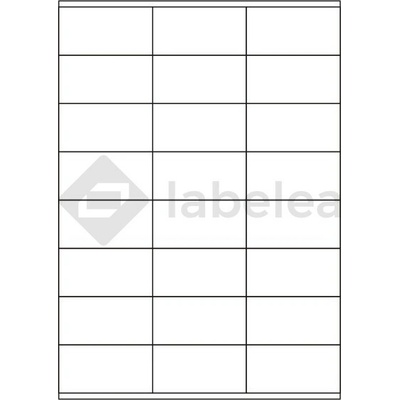 Labelea Samolepiace etikety 70x36 mm odolné biele matné plastové, na hárku A4, pre laserovú tlač, Farba etikiet Biela, Počet hárkov v balení 100 E02070036W024S