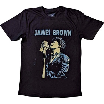 James Brown Риза Holding Mic Unisex Black XL (JABRTS03MB04)