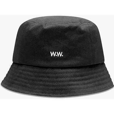 Wood Wood Памучна капела Wood Wood Ossian Bucket Hat 12240817-7083 BLACK в черно от памук (12240817.7083)