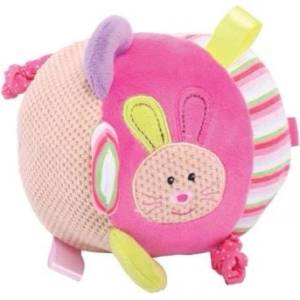 Bigjigs Toys - Мека топка с активности - Бела (BB502)