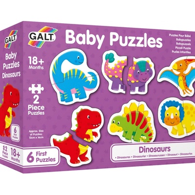 GALT Baby Dinosauři 6x2 dílky