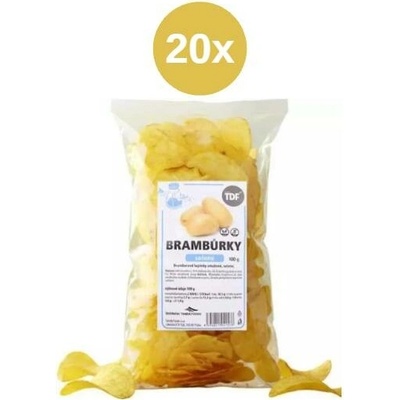 TDF brambůrky solené 20x 100 g
