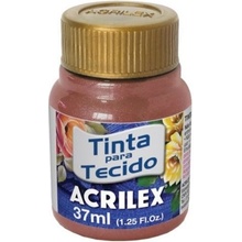 Acrilex Barva na textil 37 ml metalická hnědá 531