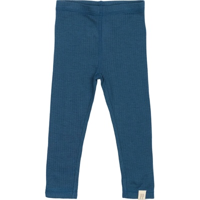 Dětské merino legíny PETIT PIAO modré Ensign Blue