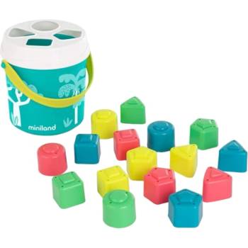 Miniland Кофичка с форми Miniland - FTL, тюркоаз (97341)