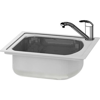 HOBIS Dřez bez odkapávače DRE