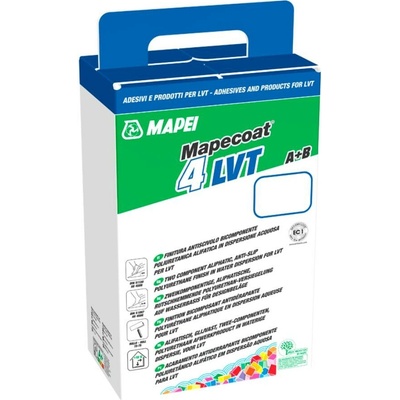MAPEI Mapecoat 4 LVT protiskluzový ochranný nátěr na vinyl 1.2 kg (složka A + složka B) Matný