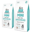 Brit Care Mini Grain-free light & sterilised rabbit & Salmon 2 x 7 kg