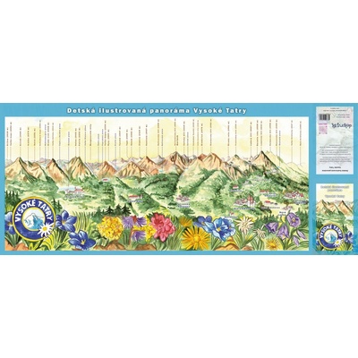 Detská ilustrovaná panoráma Vysoké Tatry - hravá škola