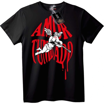 NOONEBRAND Тениска Amor Turbado - S, White