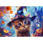 Enjoy - Puzzle Little Witch Cat - 1 000 piese