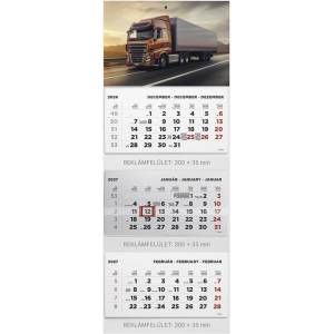 TopTimer Календар за спедитори toptimer t070 с 3 блока, за 3 месеца, „Камион 2027 (t7000-006)