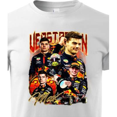 Dětské tričko F1Max Verstappen BíláCanvas Dětské tričko Bezvatriko.cz 2854