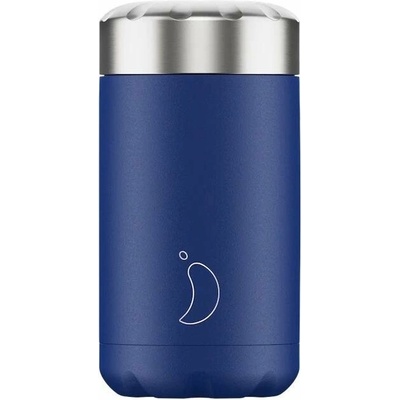 Chilly's Bottles Termobox na jídlo matná modrá 500 ml edice Original