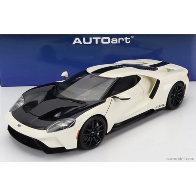 Autoart Ford usa Gt Heritage Edition Prototype 2020 Winbledon Bílá Antihmota Modrá 1:18