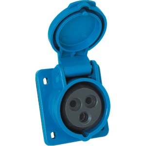 ELMARK КОНТАКТ ЗА ВГРАЖДАНЕ ht-423 32a ip44 1p+n+e 230v (37423)