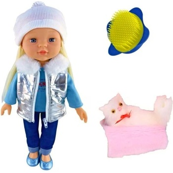 Wiky Кукла с котка 43см