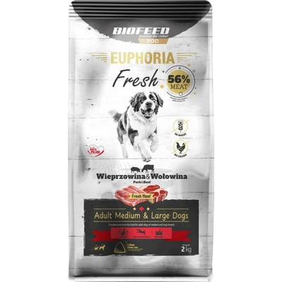 Biofeed Euphoria Fresh Adult Medium & Large Pork with beef 2 kg